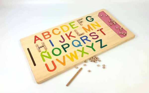 Tabla de madera abecedario Montessori