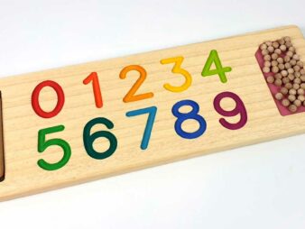 Tabla de números Montessori